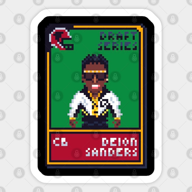 Sanders 8 bit Sticker by Roti Kodok Art